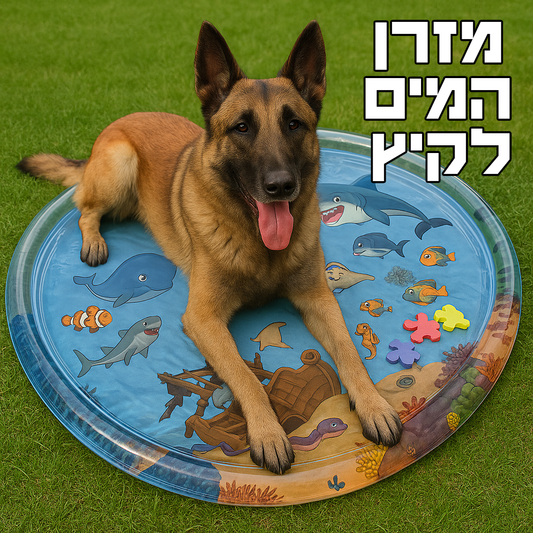 מתנפח המים שכלבים וחתולים אוהבים